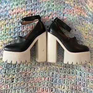 Jeffrey Campbell Scully platforms